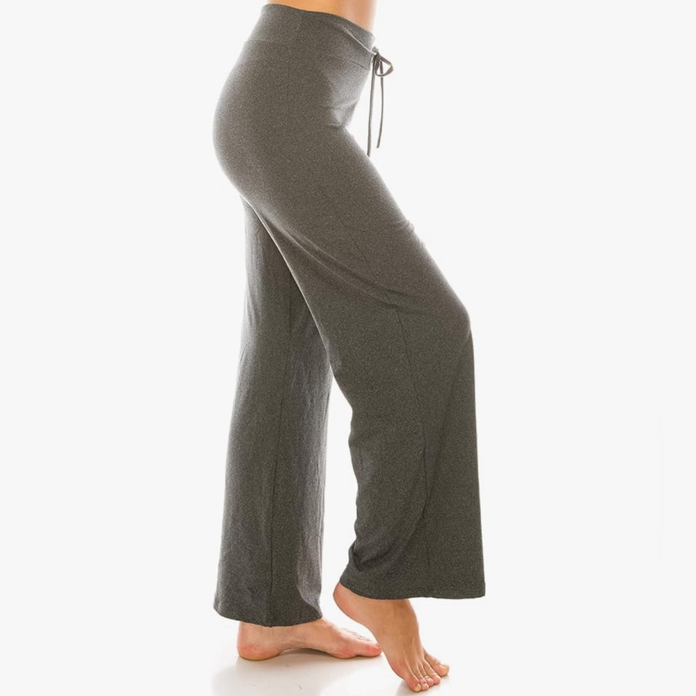 Leggings Depot Drawstring Pajama Pants Wide Leg Casual Lounge Pants comfy 2xl - Picture 6 of 7